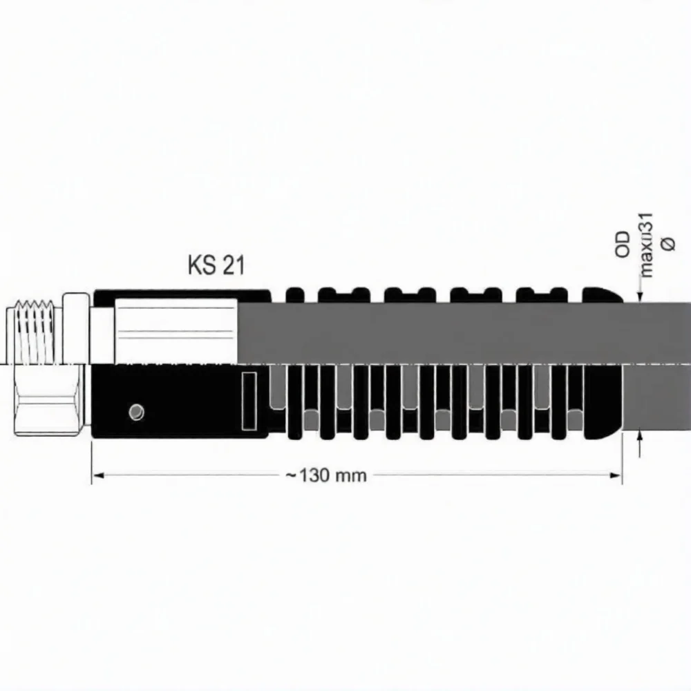 Насадка сгибозащитная KS 21, изображение 2